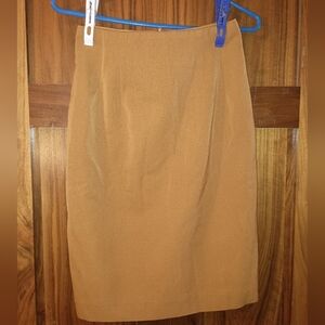 Anthony Michael Classic Brown Pencil Skirt